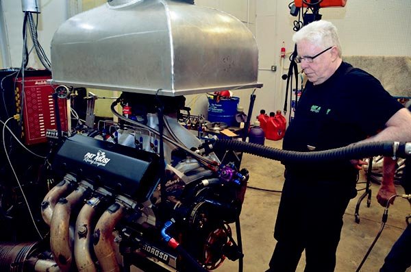 Image of Caption: Pat Musi, owner of Musi Racing Engines