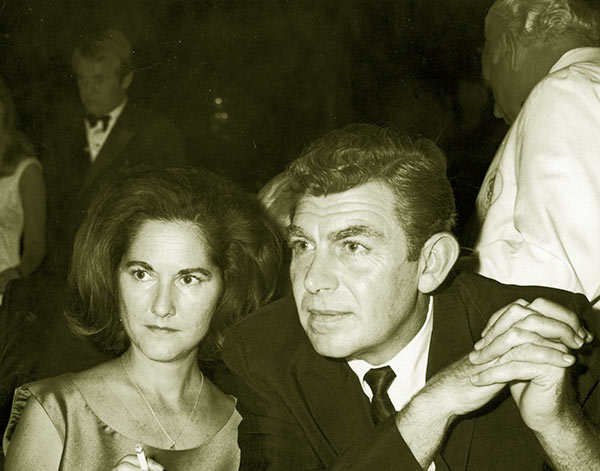 Image of Caption: Andy Griffith with his first wife Barbara Griffith