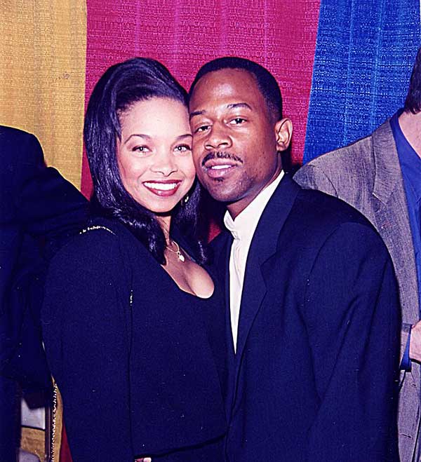Image of Martin Lawrence and his first wife, Patricia Southall were married for a year