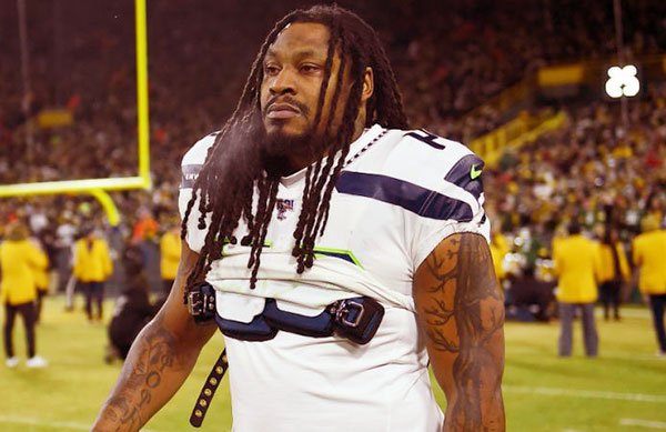 Image of Marshawn Lynch played for Oakland Raiders for two years