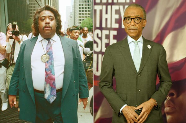 Image of Al Sharpton's weight loss before and after pictures