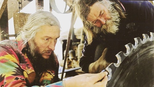 Image of Eustace Conway with his friend